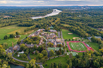 Overview of campus. Links to Gifts by Will
