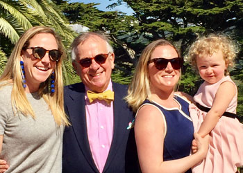 Photo of Catherine Gouge '04 with father, sister and niece Photo of Catherine Gouge '04 with father, sister and niece